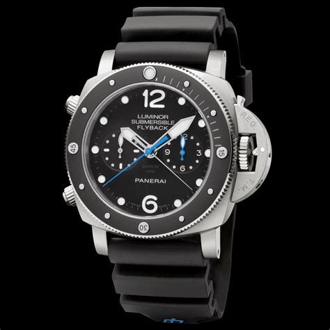 panerai submersible 1950 flyback|Panerai Luminor Submersible 1950 Titanium Automatic Flyback..